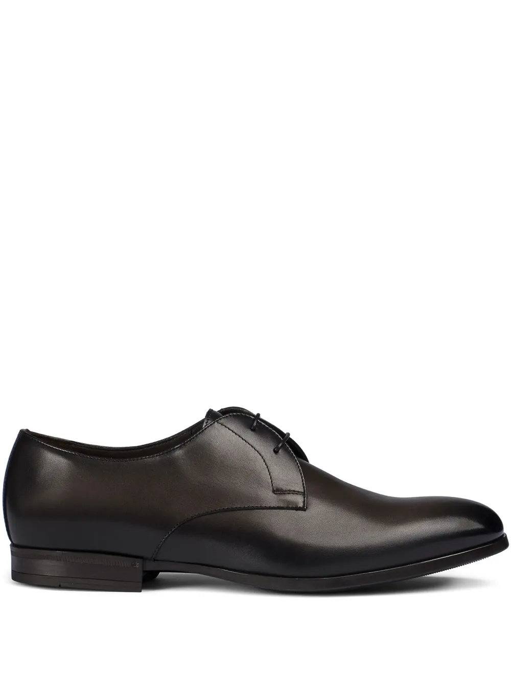 Doucal's leather lace-up derby shoes Brown