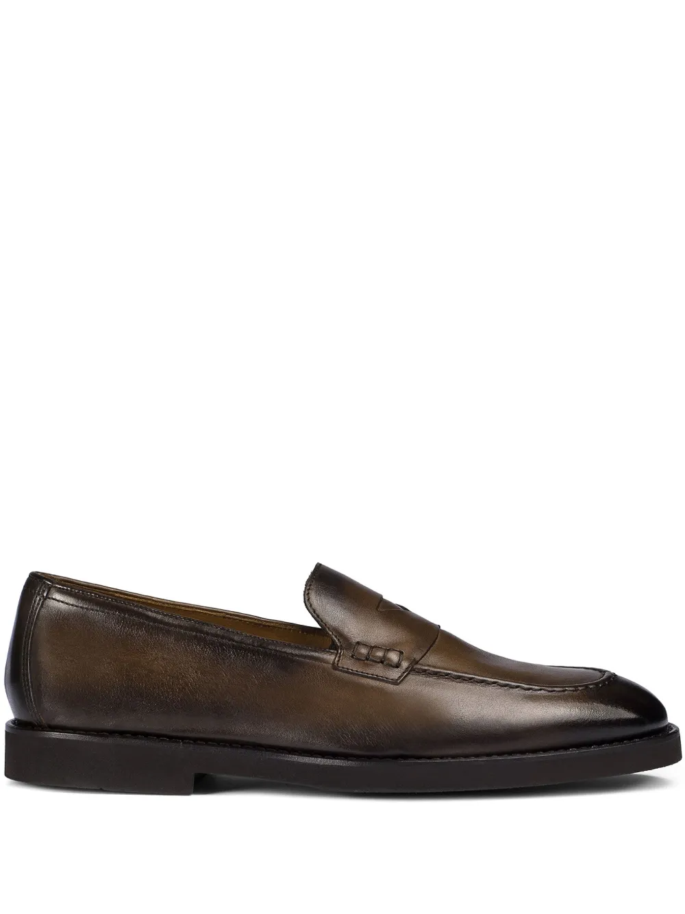 Doucal's Leren loafers Bruin