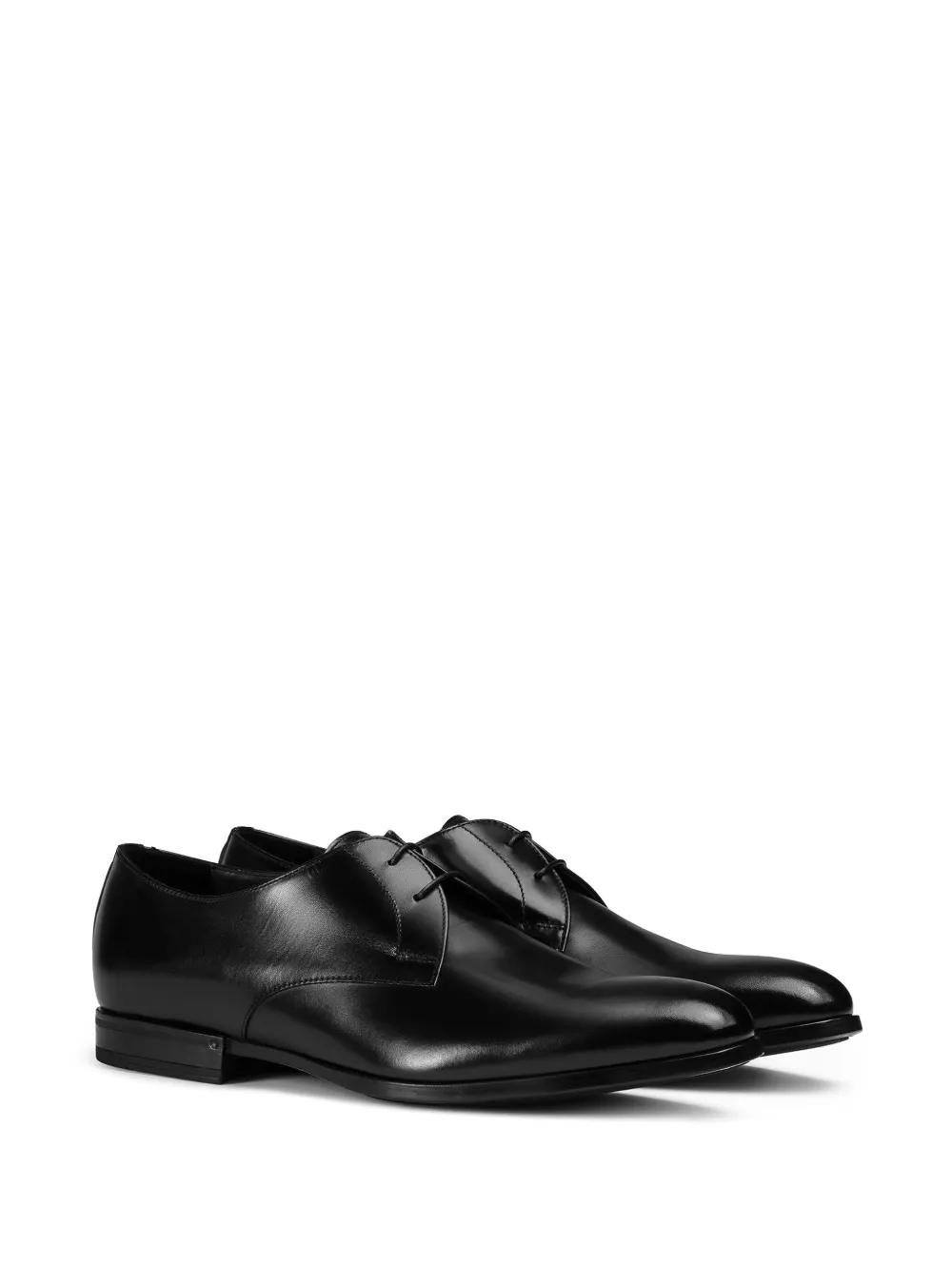 Doucal's leather lace-up derby shoes Black