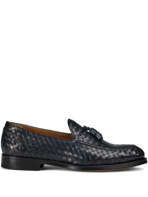 Mocassins en cuir tressé à boucles - Doucal's - Modalova