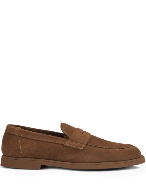 Doucal's mocasines penny de gamuza
