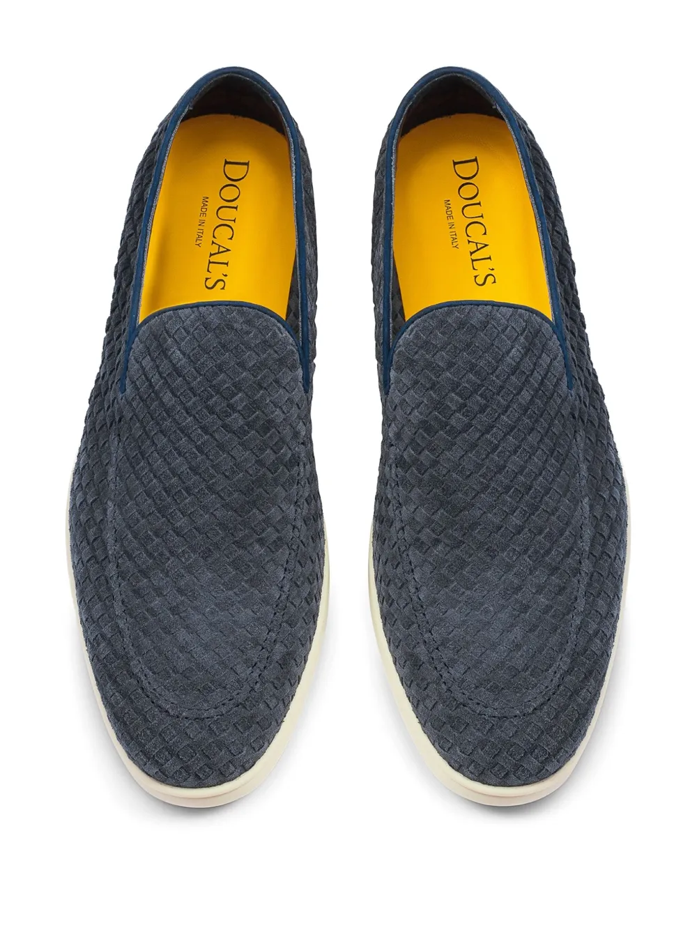 Doucal's suede loafers Blue