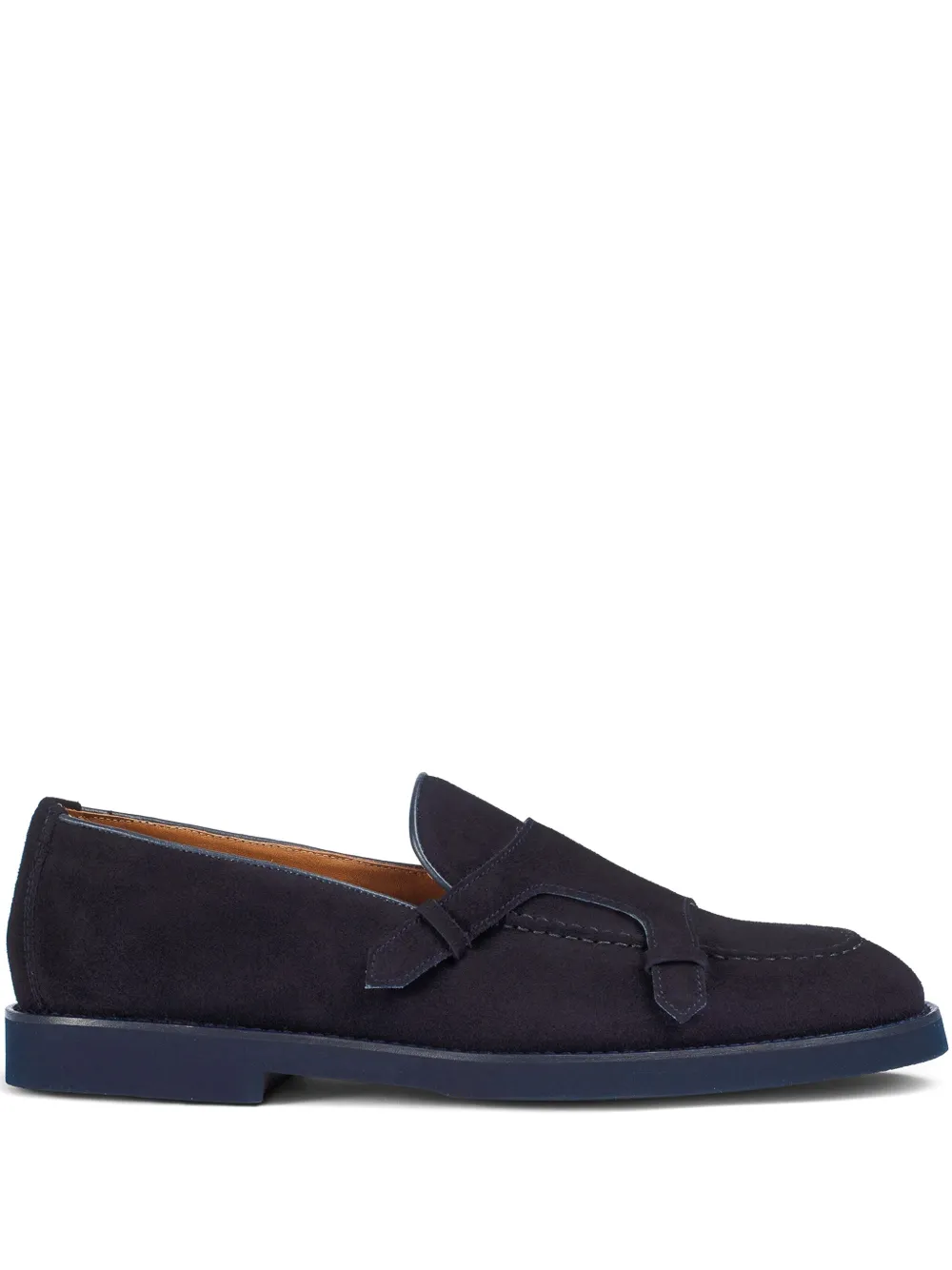 Doucal's suede loafers Blue