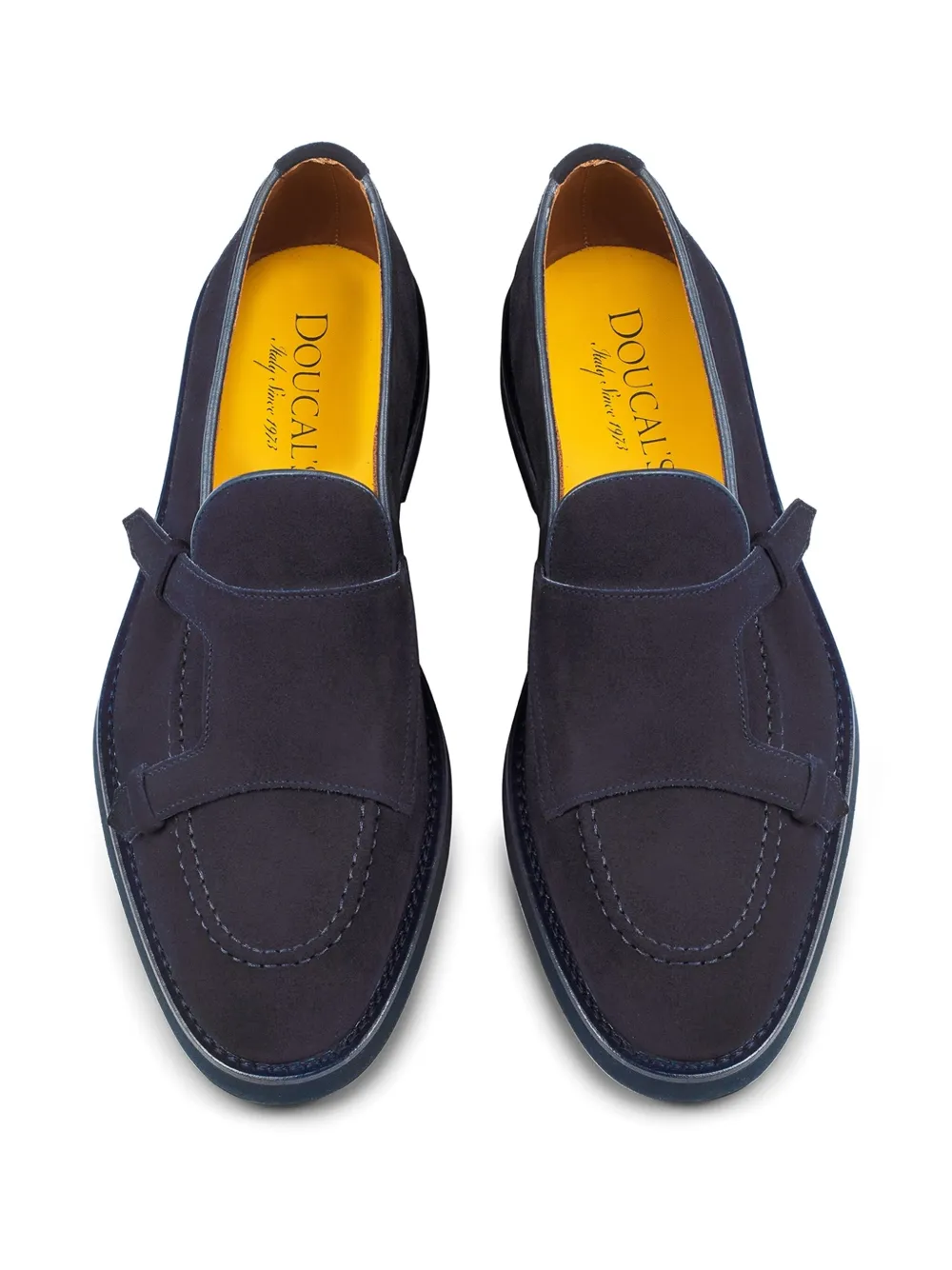 Doucal's suede loafers Blue