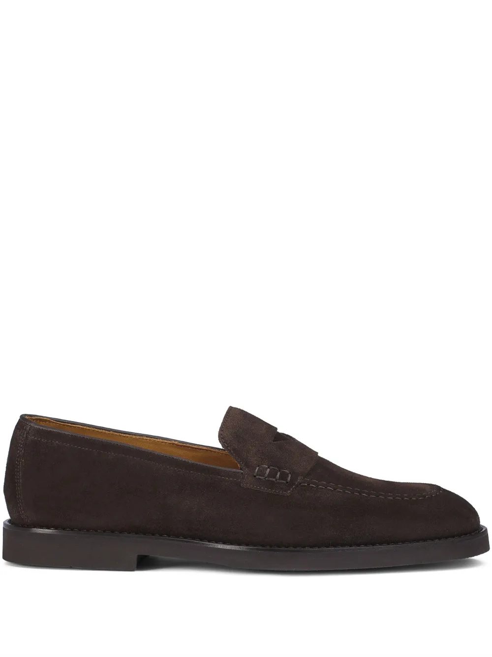 Doucal's suede loafers Brown