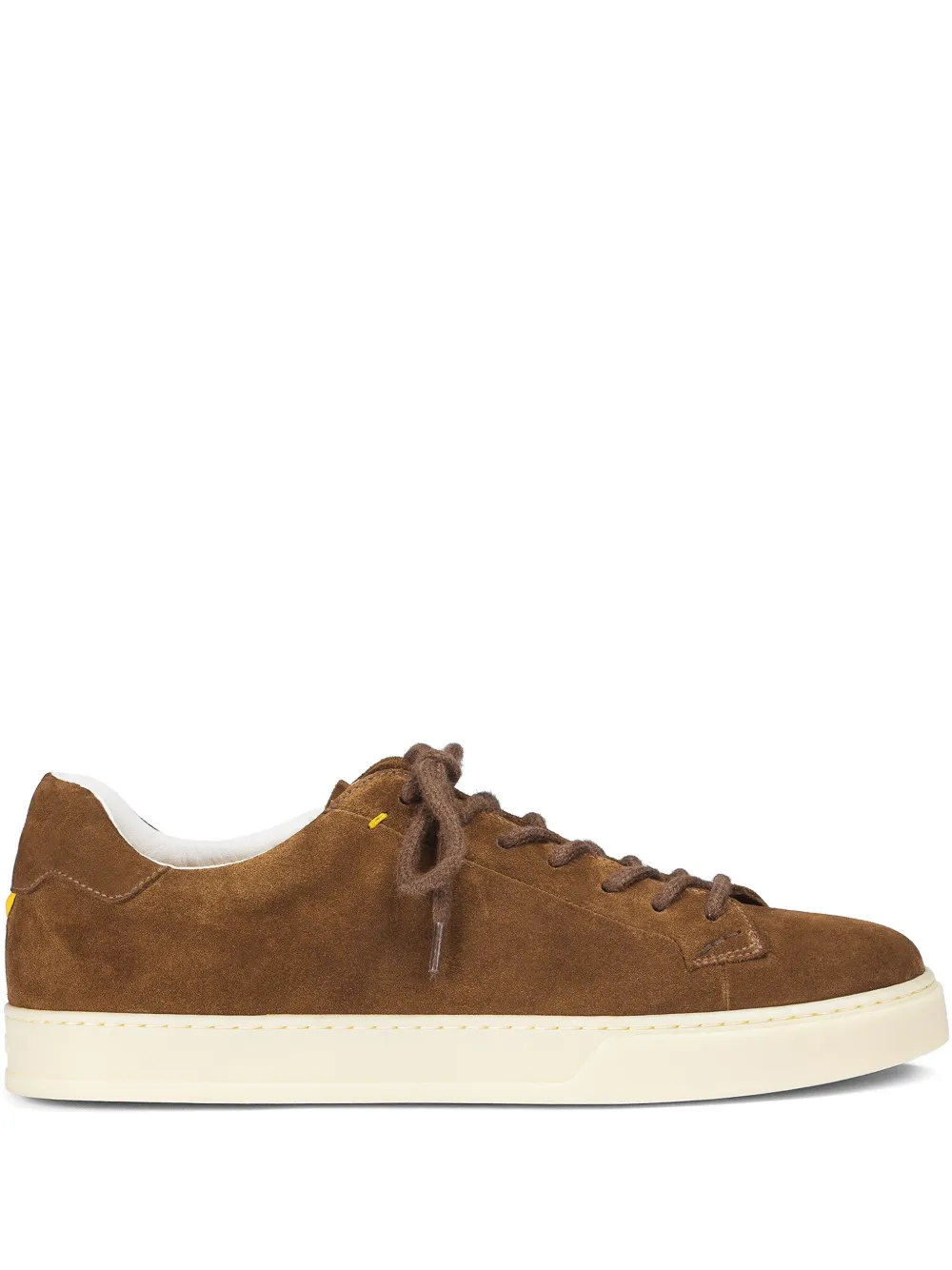 Doucal's leather sneakers Brown