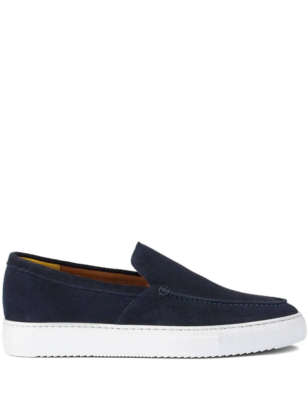 Doucal's slip-on suede loafers Blue