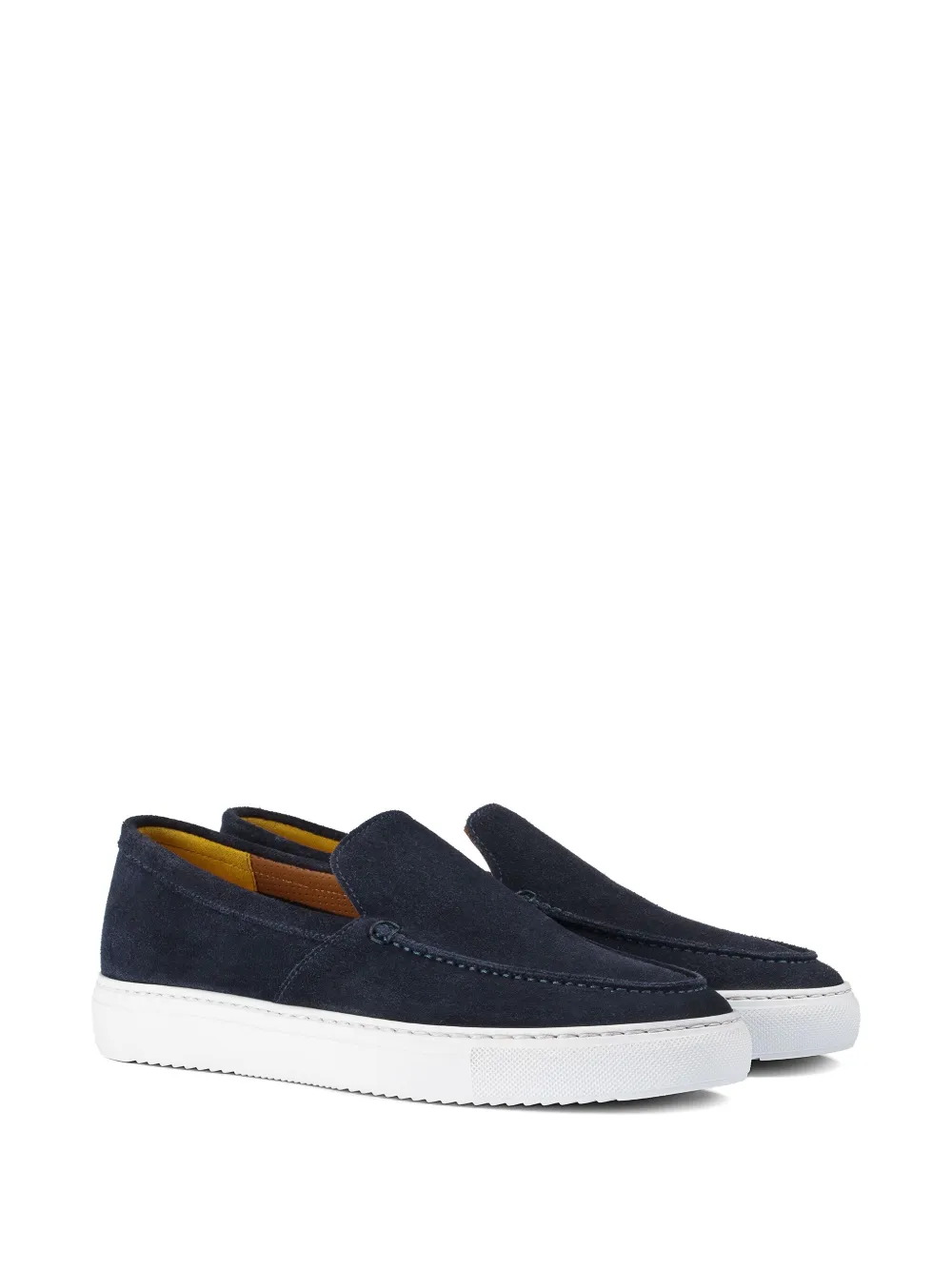 Doucal's slip-on suede loafers Blue