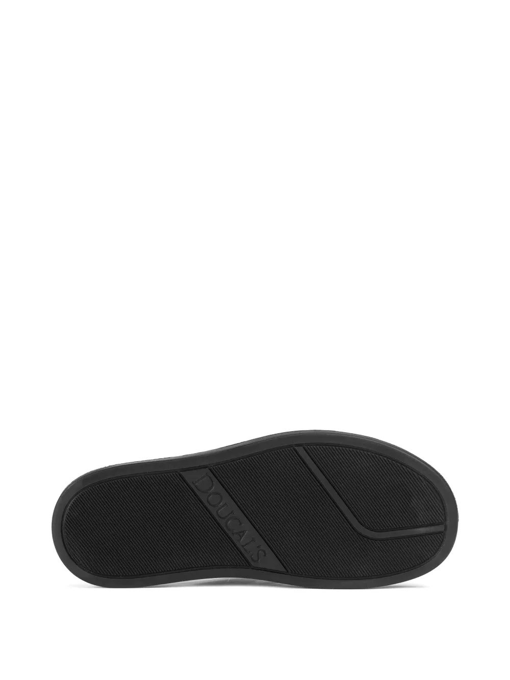 Doucal's crossover leather slides Blue