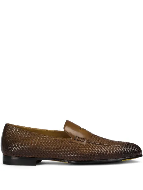 Doucal's woven leather loafers 