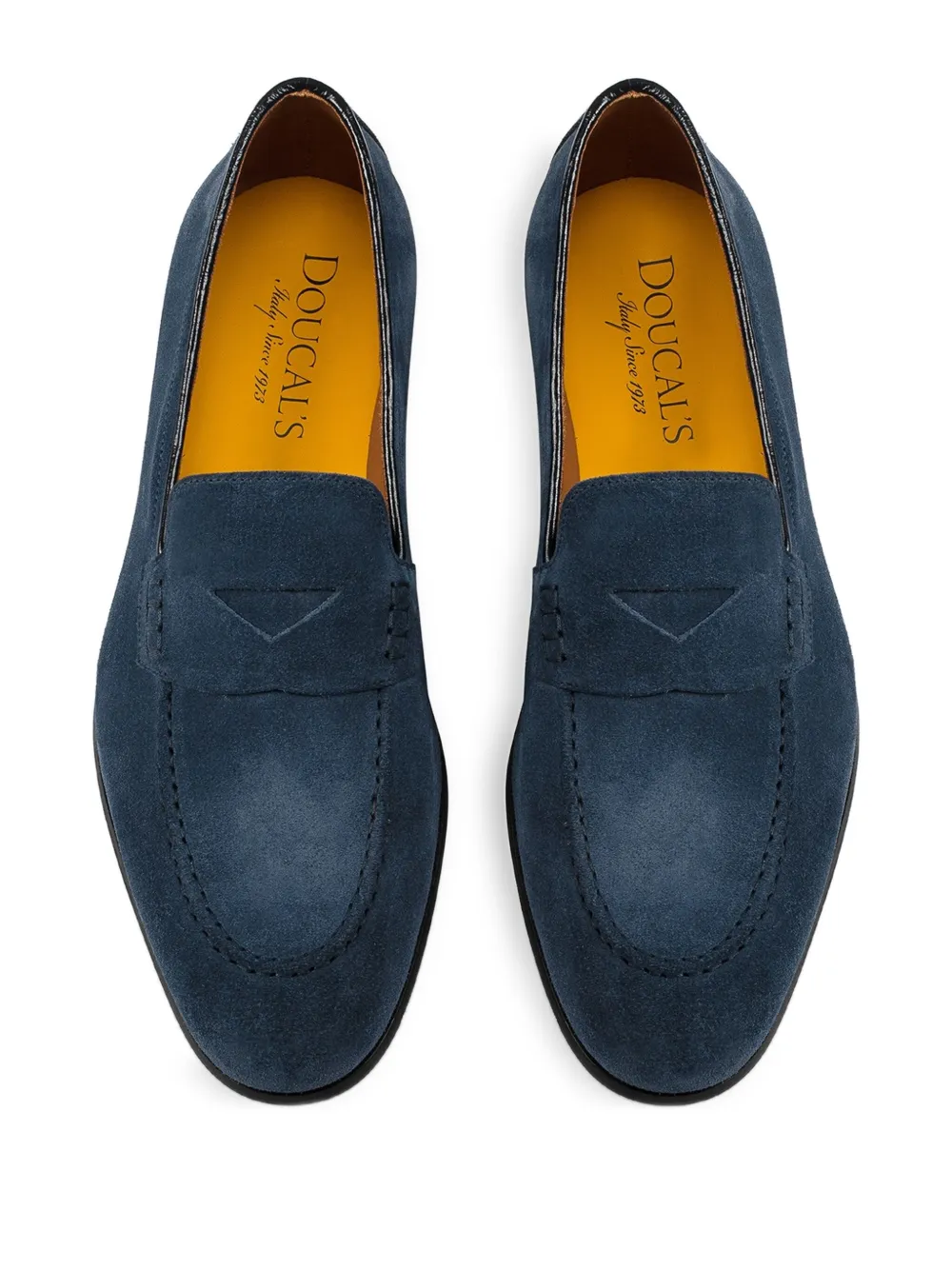 Doucal's suede loafers Blue