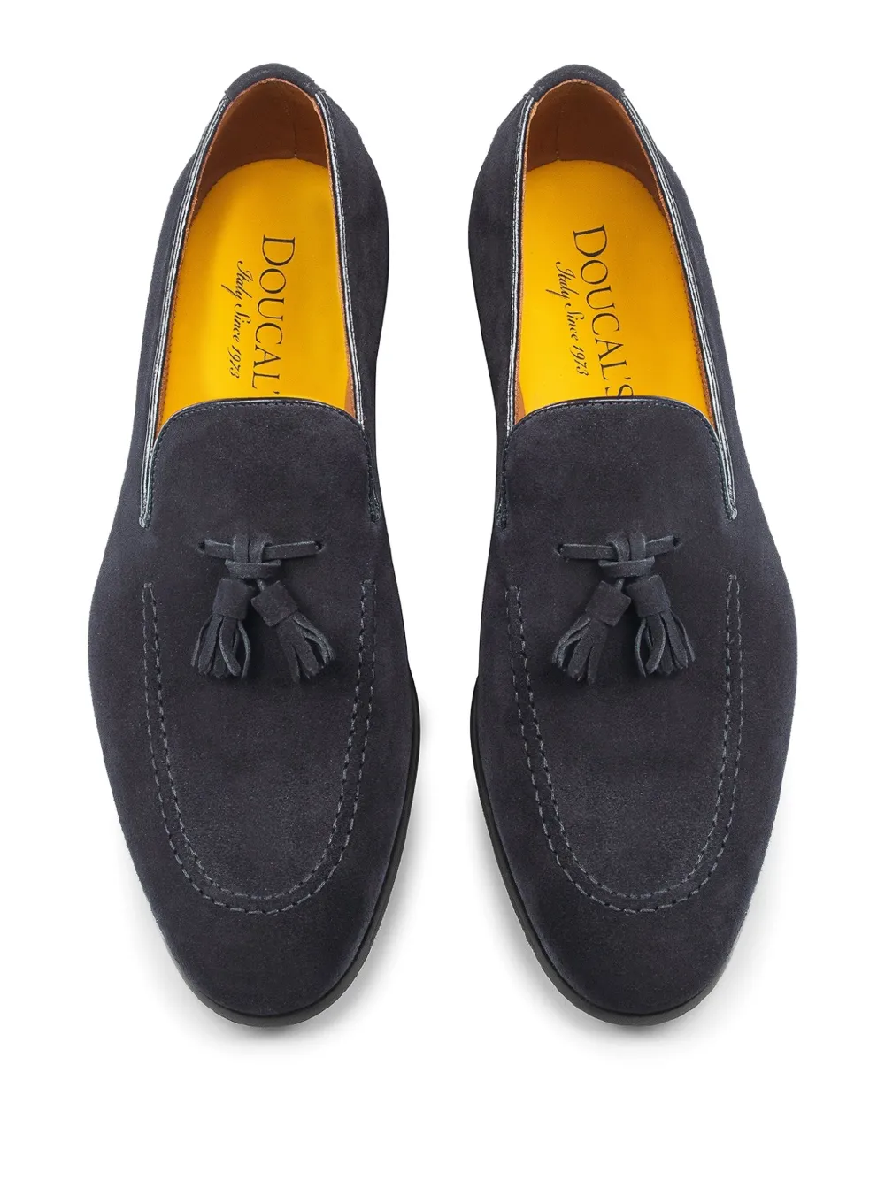 Doucal's suede loafers Blue