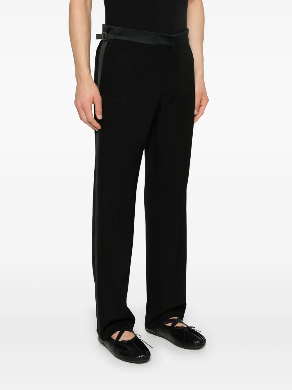 Wales Bonner Pantalon Zwart
