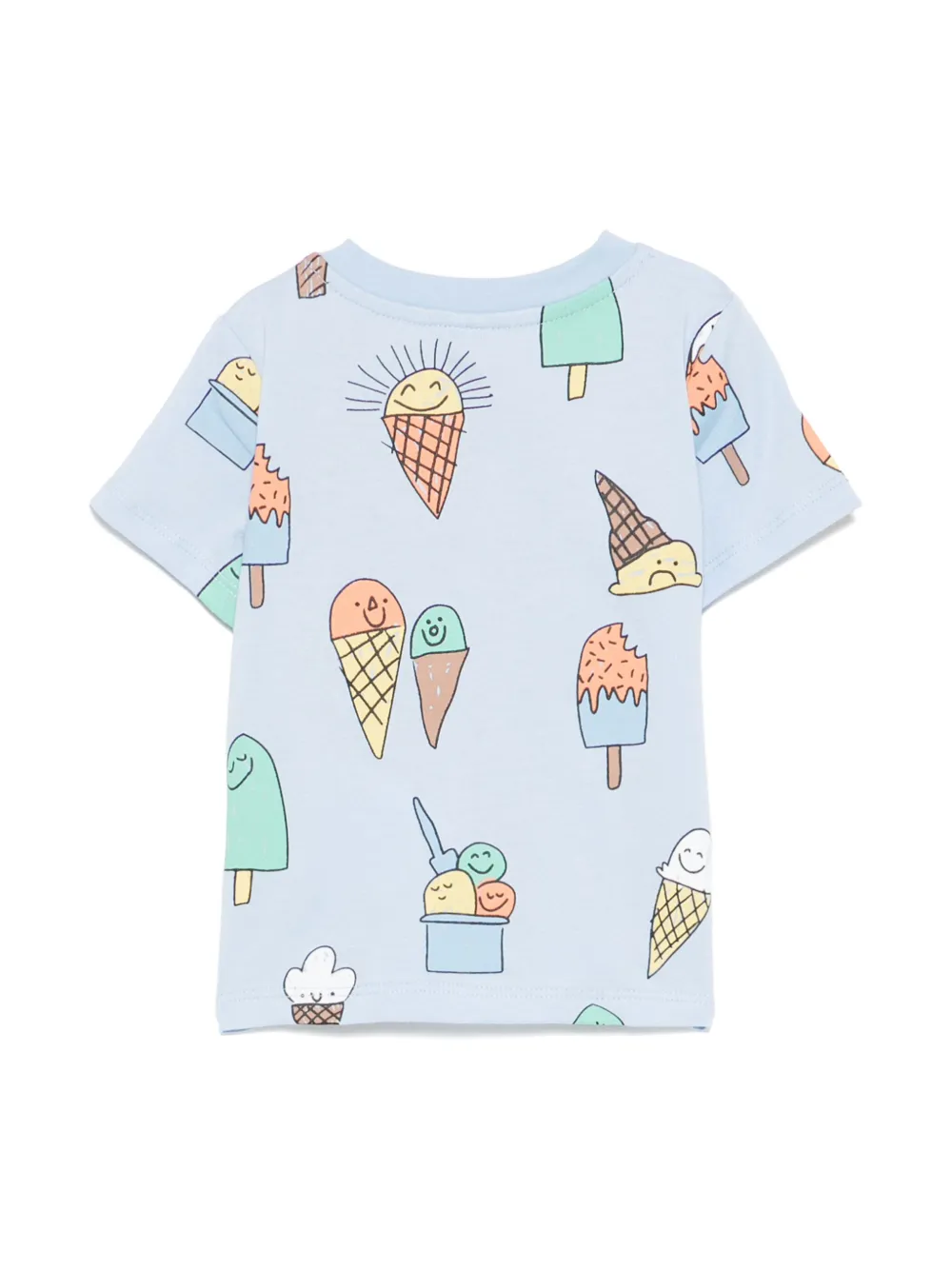 Stella McCartney Kids T-shirt met print - Blauw