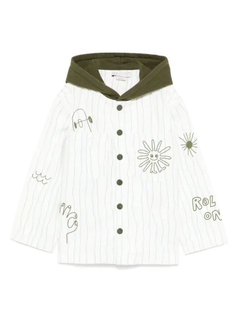 Stella McCartney Kids skateboard-print hooded jacket