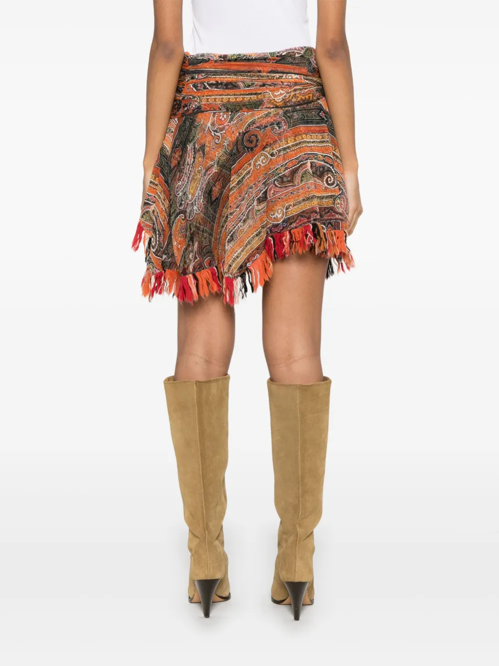 ISABEL MARANT GRAPHIC-PRINT MINI SKIRT