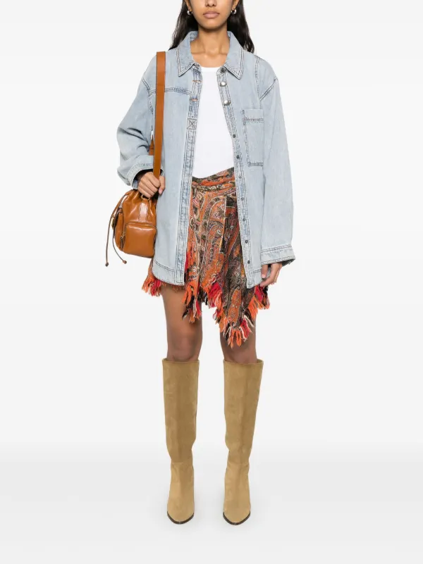 スカート ISABEL MARANT 'Roumi' skirt Orange ROUMI SKIRT Woman orange | ISABEL MARANT Official online store