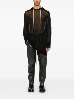 Rick Owens リックオウエンス　ドローストリング ジップパーカー　S Rick Owens（リック・オウエンス）パーカー - FARFETCH