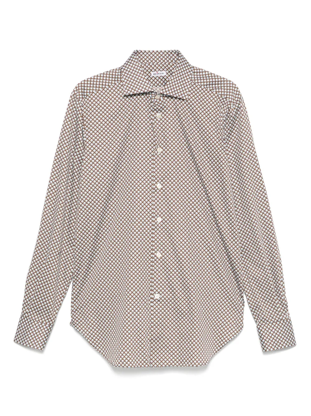 geometric-pattern shirt