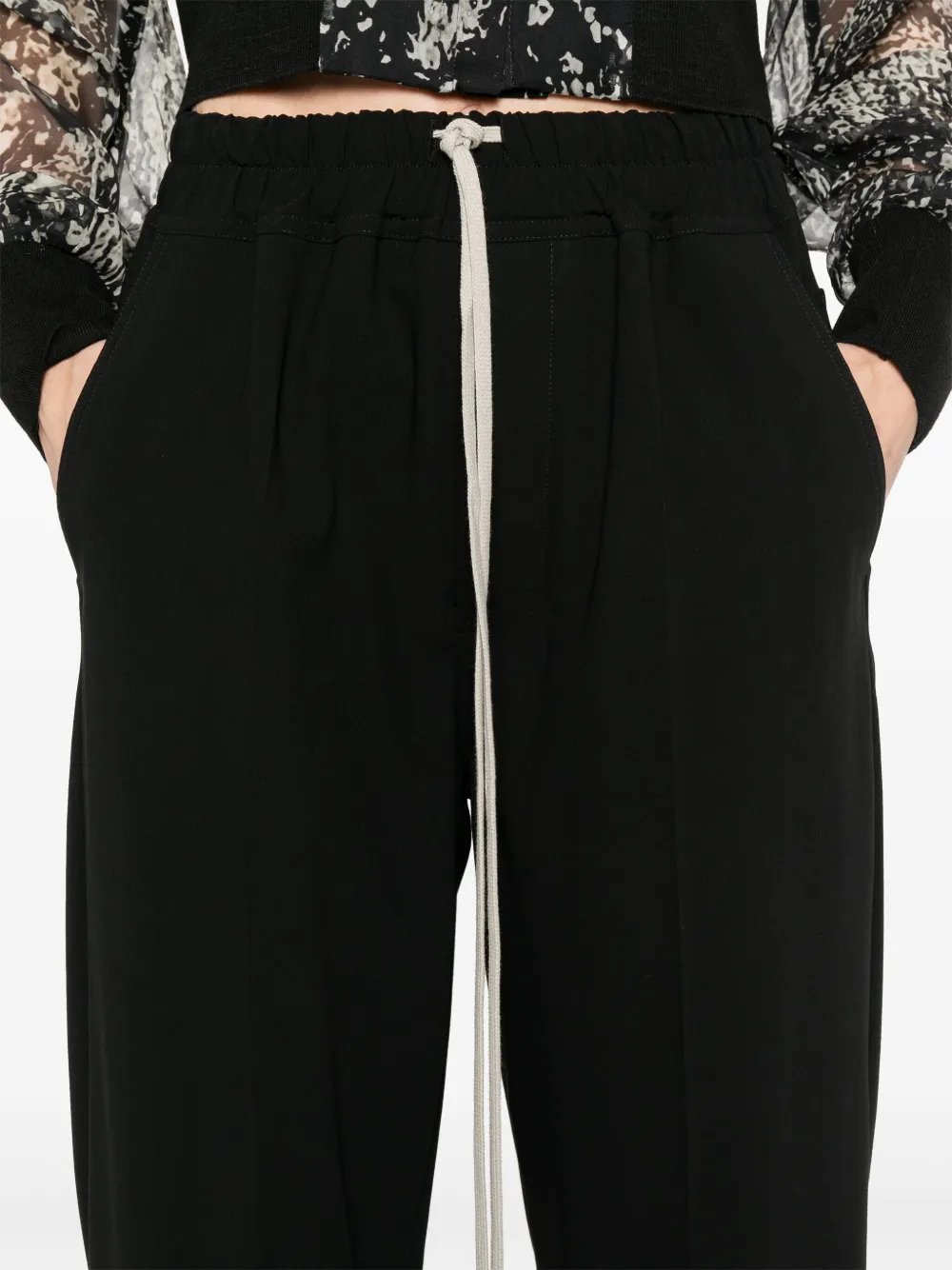 Rick Owens Dietrich broek Zwart