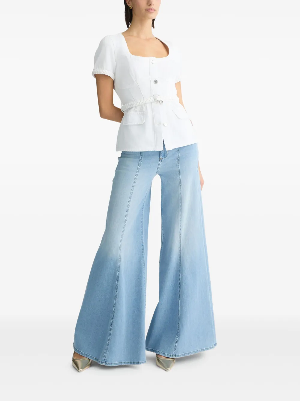 LIU JO high-waisted flared jeans - Blauw