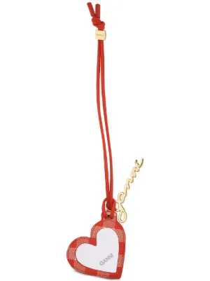 Stella McCartney ハートチャーム キーホルダー | レッド | FARFETCH JP