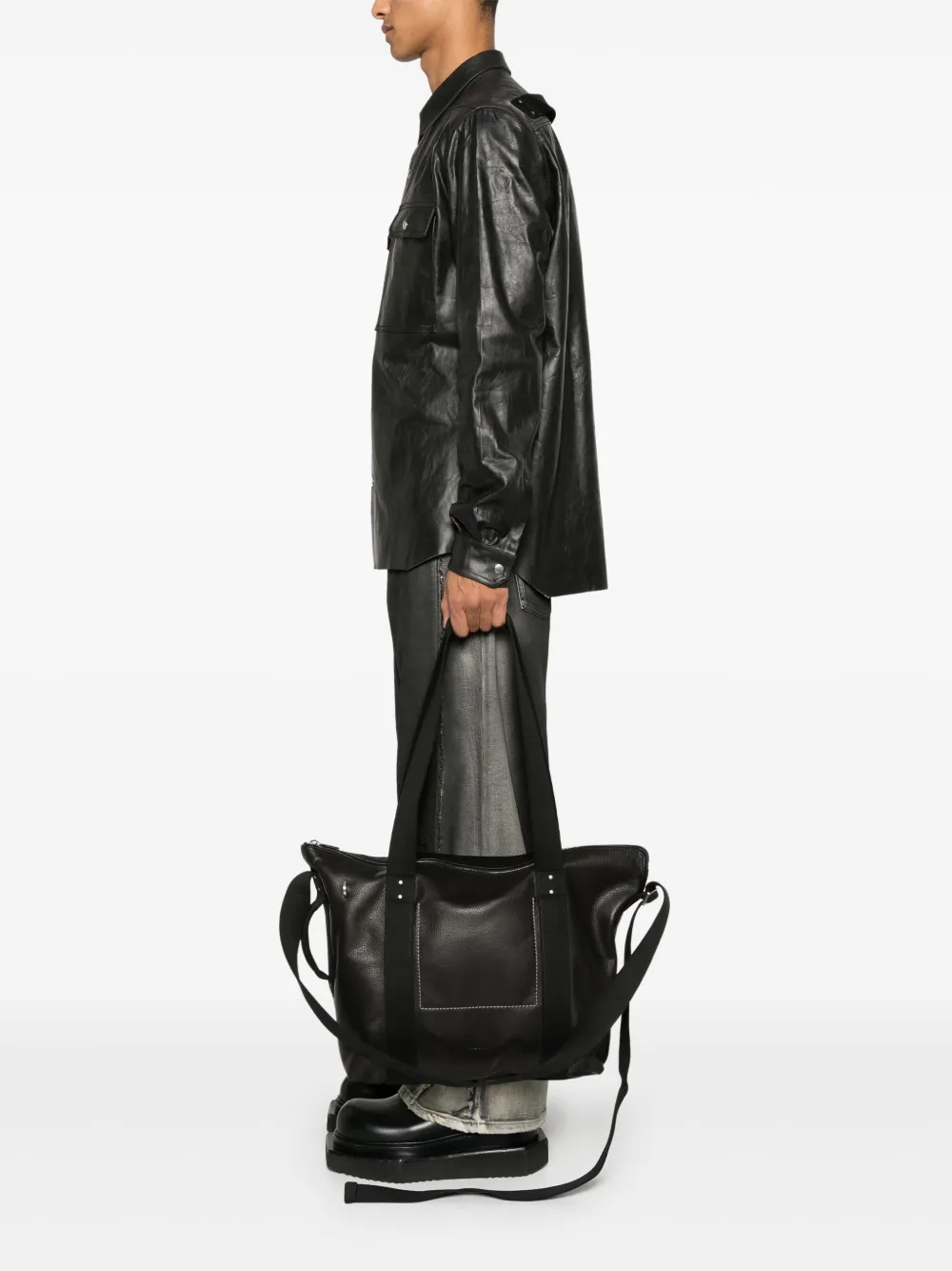 Rick Owens Trolley shopper - Zwart