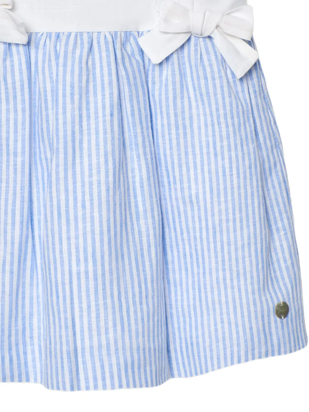 Paz Rodriguez Jurk met strikdetail Wit