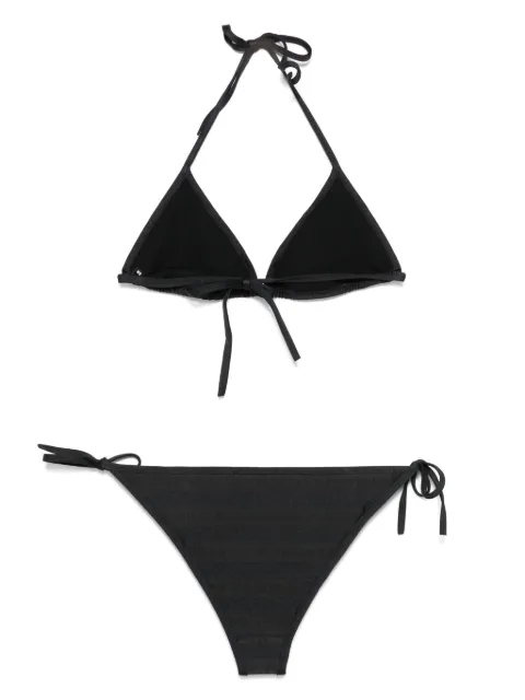 Balmain logo-print bikini