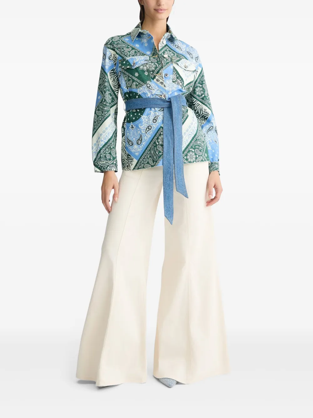 LIU JO sobrecamisa estampada | Chamarras de mezclilla | Image 2
