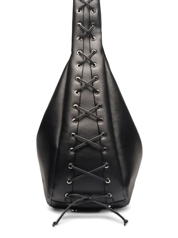 【GANNI】XXL ショッパーバッグ Black Black XXL Hobo Bag | GANNI US