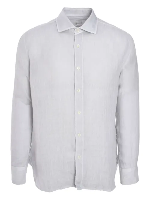 Lino chemise en lin - Gris - 120% Lino - Modalova