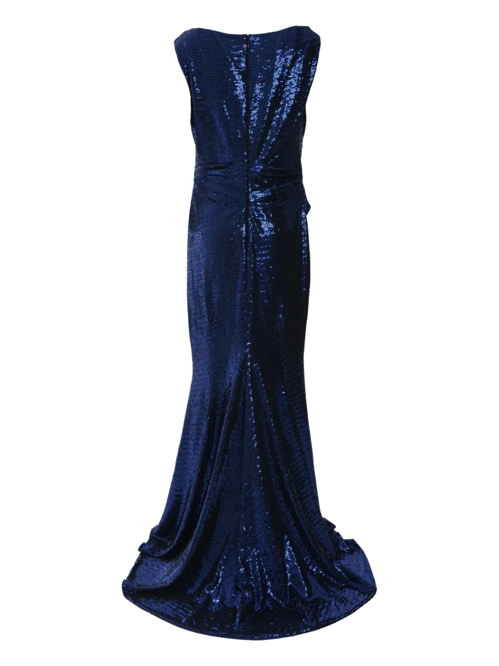 Talbot Runhof Mezzaluna sequin-embellished gown - Blauw