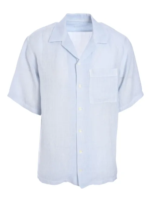 Chemise en lin à manches courtes - 120% Lino - Modalova