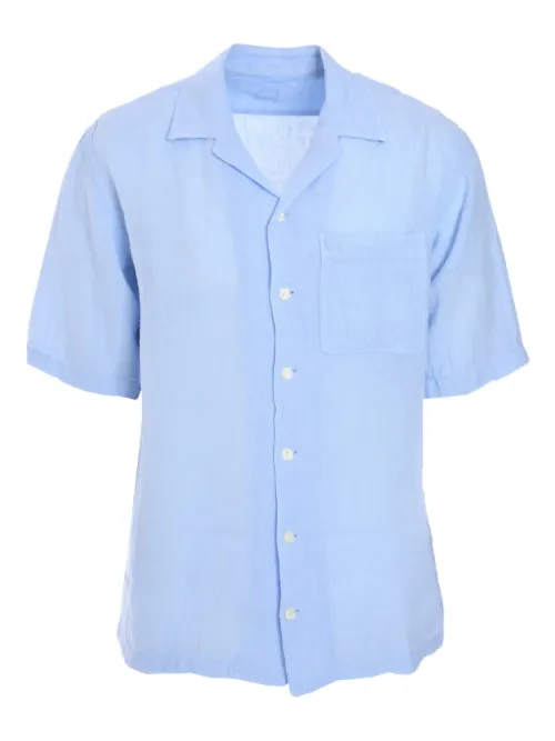 Chemise en lin à manches courtes - 120% Lino - Modalova