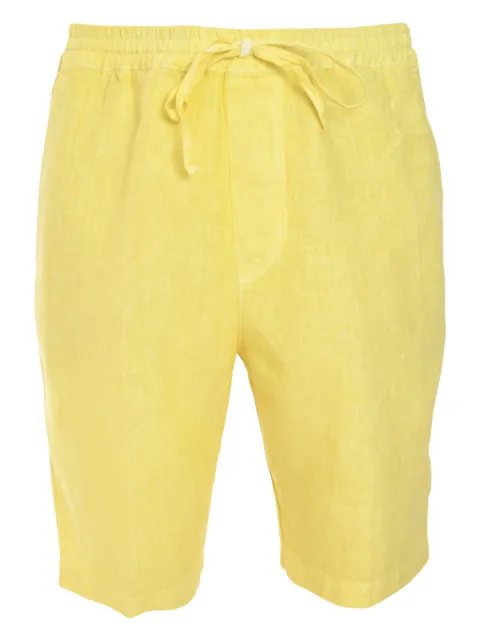 120% Lino bermudas con pretina elástica