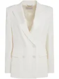 Alberta Ferretti double-breasted blazer - White