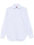 Barba mini-check shirt - Blue