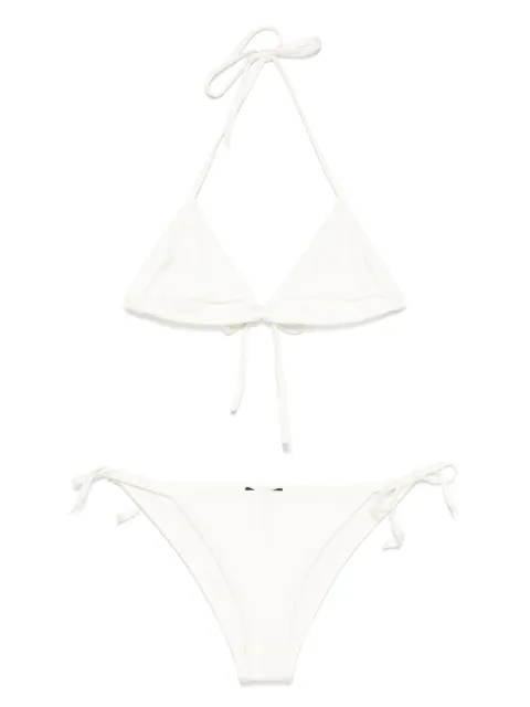 Balmain logo-print bikini