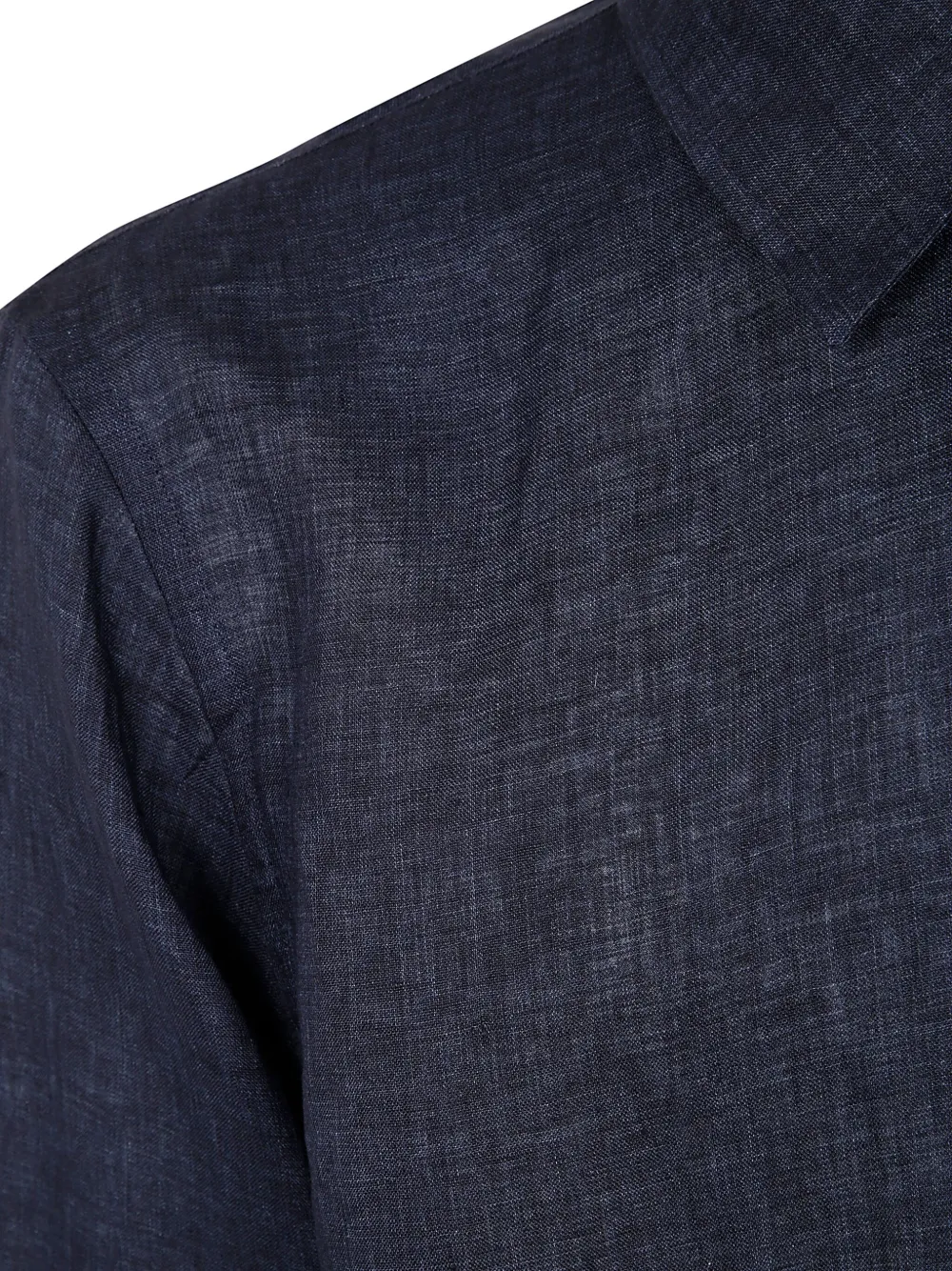 Shop Paul Smith Linen Shirt In Blue
