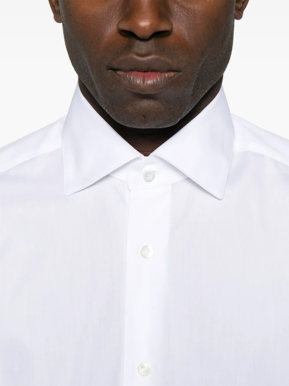 Barba Katoenen overhemd Wit