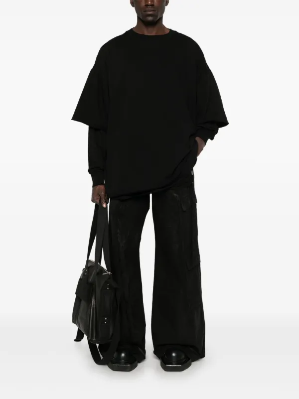 Rick Owens DRKSHDW Imbalanced Double Cargo Jumbo Belas