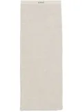 LOEWE logo-waistband midi skirt - Neutrals