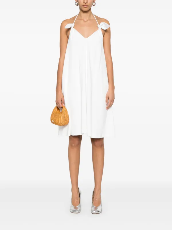 LOEWE Flamenco Mini Dress | White | FARFETCH BH