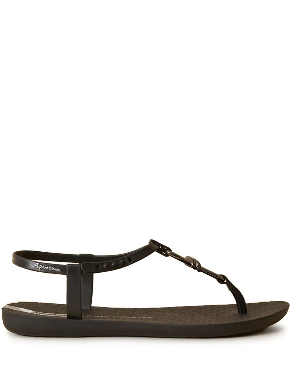 Lenny Niemeyer Sandália x Ipanema com detalhe de corrente | Preto | Image 1