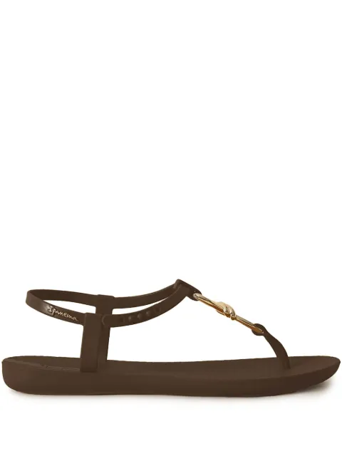 Lenny Niemeyer Sandália x Ipanema com detalhe de corrente