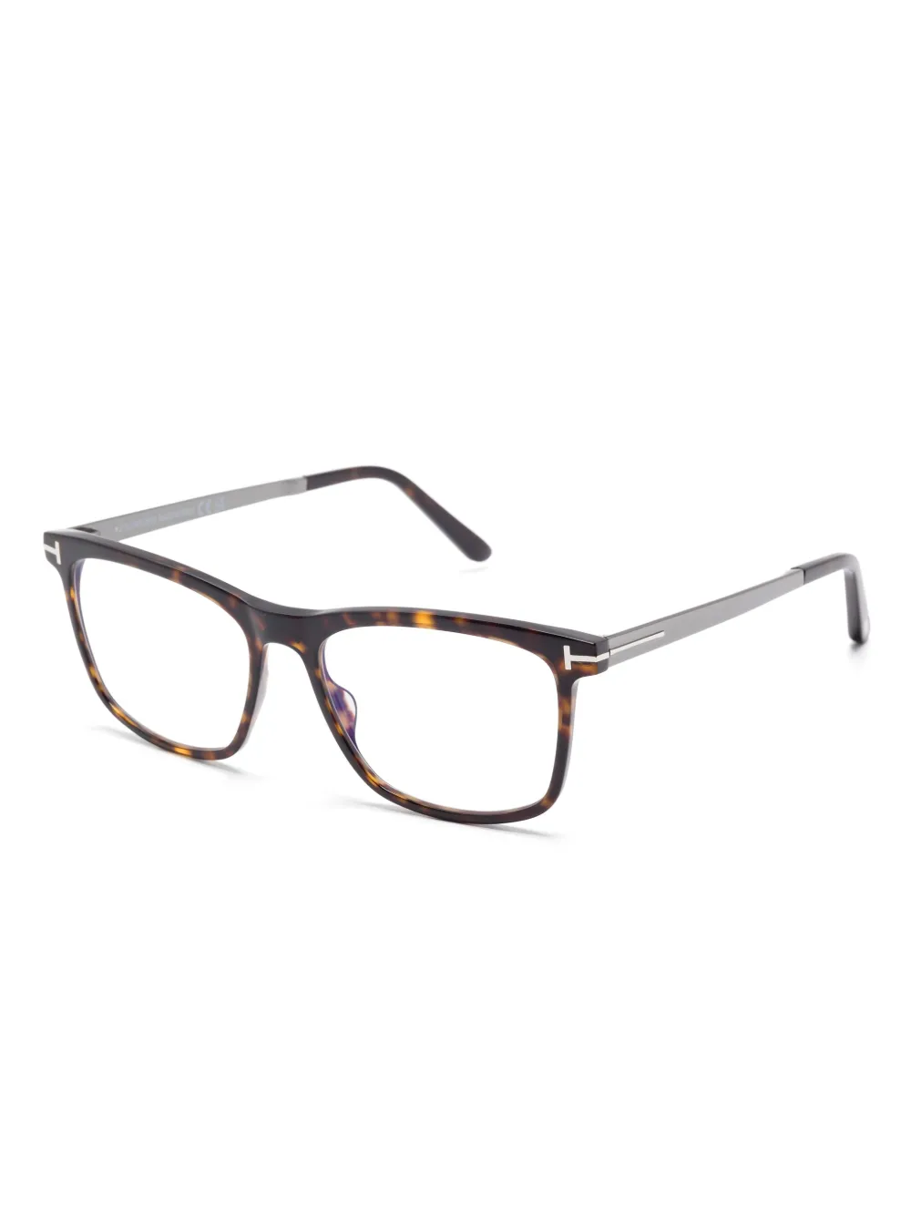 TOM FORD Eyewear Bril met vierkant montuur - Bruin