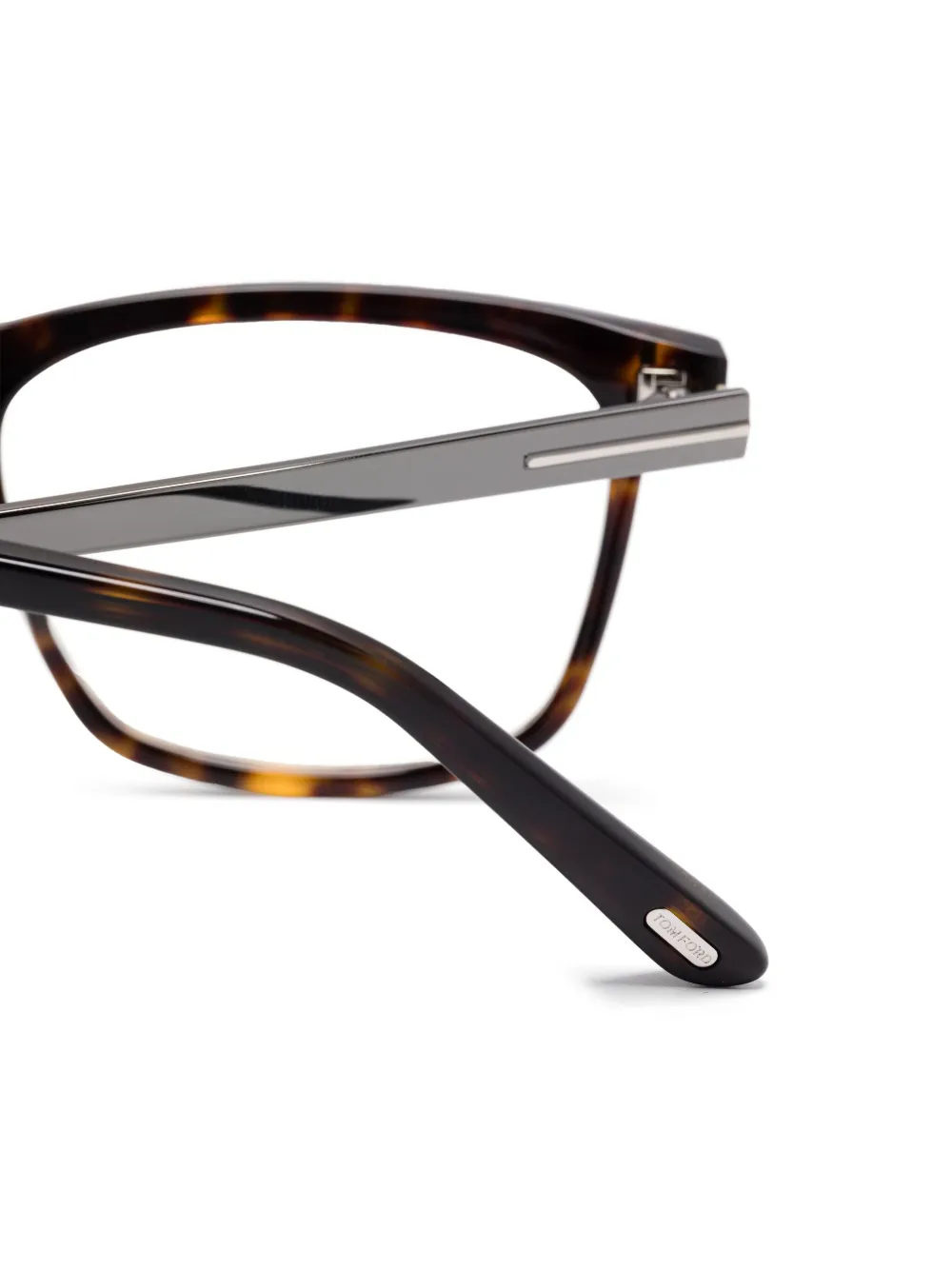 TOM FORD Eyewear Bril met vierkant montuur Bruin