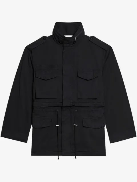 Helmut Lang chamarra estilo militar convertible