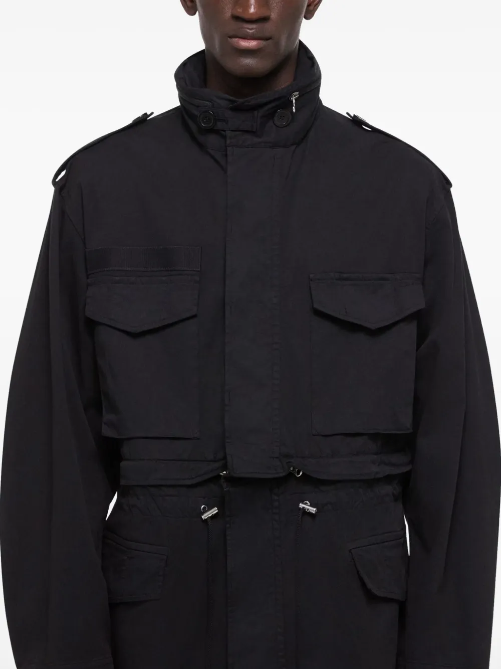  Helmut Lang Convertible Field Jacket - Black 